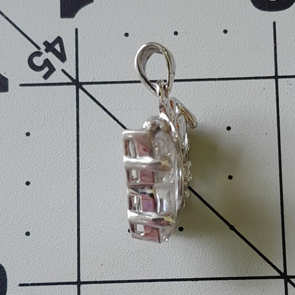 925 Butterfly Pendant CZ Sterling Sparkle - Picture 2 of 3